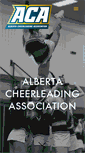 Mobile Screenshot of albertacheerleading.ca